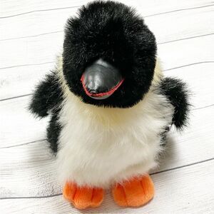 𝅺VINTAGE 1980’s AMERICA WEGO Plush Penguin 12” X 10” Fiesta Toys Emperor